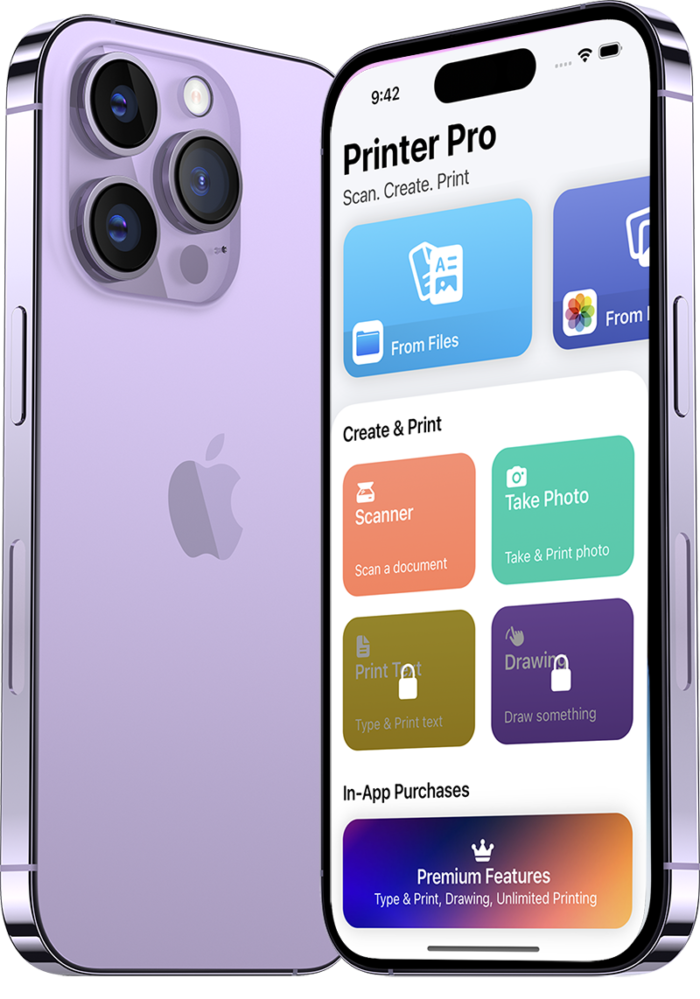 Printer & Scanner App for iPhone & iPad